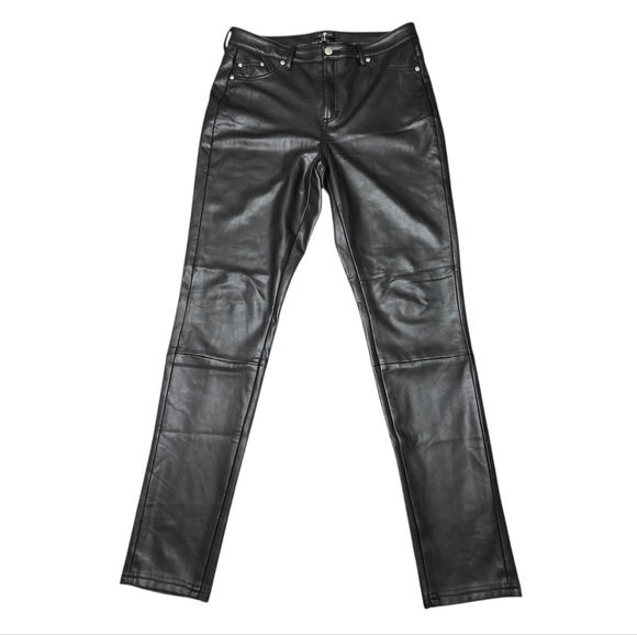 7 For All Mankind Pants - 7 For All Mankind Faux Leather Pants Size M